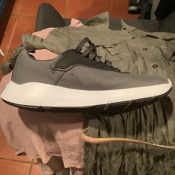 Prada size uk 9.5 us 10.5 tech laced trainer sneaker shoe eu size 44 - Picture 10 of 14